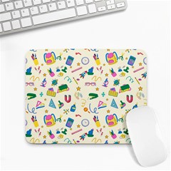 Pattern School Bag Pencil Triangle Small Mousepad by Ravend