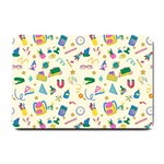 Pattern School Bag Pencil Triangle Small Doormat 24 x16  Door Mat