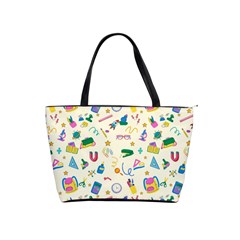 Pattern School Bag Pencil Triangle Classic Shoulder Handbag by Ravend