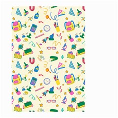 Pattern School Bag Pencil Triangle Small Garden Flag (two Sides) by Ravend