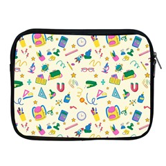 Pattern School Bag Pencil Triangle Apple Ipad 2/3/4 Zipper Cases by Ravend