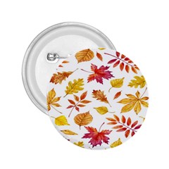 Watercolor-autumn-leaves-pattern-vector 2 25  Buttons by nateshop