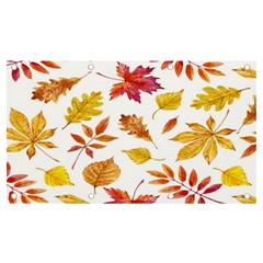 Watercolor-autumn-leaves-pattern-vector Banner And Sign 7  X 4  by nateshop