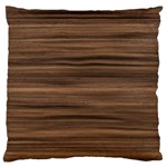 Texture-wooddack Large Cushion Case (Two Sides) Front