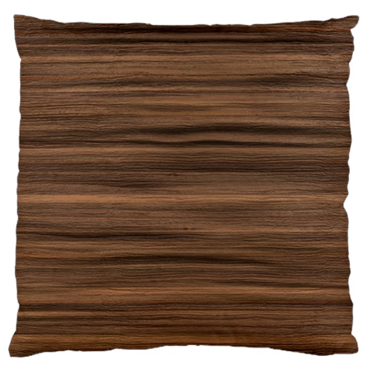 Texture-wooddack Large Cushion Case (Two Sides)