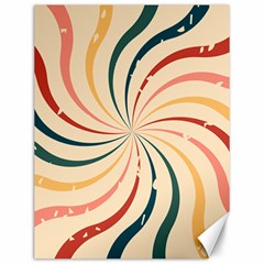 Swirl Star Pattern Texture Vintahe Classic Old Canvas 12  X 16  by Ravend