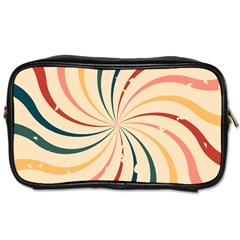 Swirl Star Pattern Texture Vintahe Classic Old Toiletries Bag (one Side) by Ravend