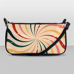 Swirl Star Pattern Texture Vintahe Classic Old Shoulder Clutch Bag by Ravend