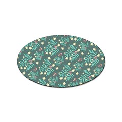 Illustration Pattern Seamless Sticker (oval) by Ravend