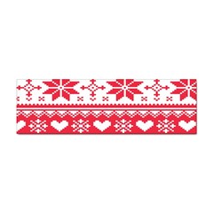 Nordic-seamless-knitted-christmas-pattern-vector Sticker Bumper (10 pack)