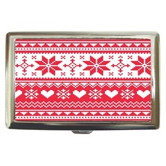 Nordic-seamless-knitted-christmas-pattern-vector Cigarette Money Case