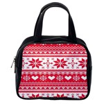 Nordic-seamless-knitted-christmas-pattern-vector Classic Handbag (Two Sides) Back