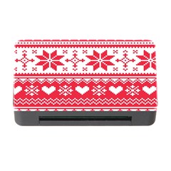 Nordic-seamless-knitted-christmas-pattern-vector Memory Card Reader With Cf by nateshop