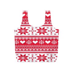 Nordic-seamless-knitted-christmas-pattern-vector Full Print Recycle Bag (s) by nateshop