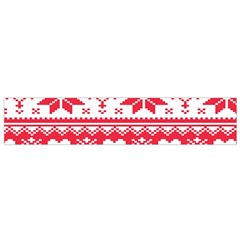 Nordic-seamless-knitted-christmas-pattern-vector Small Flano Scarf