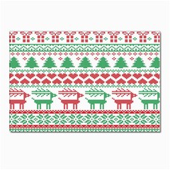 Scandinavian-nordic-christmas-seamless-pattern-vector Postcards 5  X 7  (pkg Of 10) by nateshop