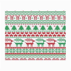 Scandinavian-nordic-christmas-seamless-pattern-vector Small Glasses Cloth by nateshop