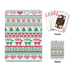 Scandinavian-nordic-christmas-seamless-pattern-vector Playing Cards Single Design (rectangle) by nateshop