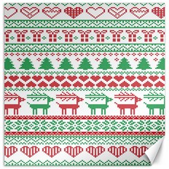 Scandinavian-nordic-christmas-seamless-pattern-vector Canvas 16  X 16  by nateshop