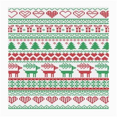 Scandinavian-nordic-christmas-seamless-pattern-vector Medium Glasses Cloth (2 Sides) by nateshop