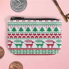 Scandinavian-nordic-christmas-seamless-pattern-vector Mini Coin Purse by nateshop