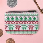 Scandinavian-nordic-christmas-seamless-pattern-vector Mini Coin Purse Back