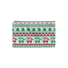 Scandinavian-nordic-christmas-seamless-pattern-vector Cosmetic Bag (small) by nateshop