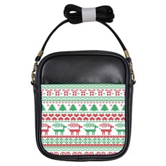 Scandinavian-nordic-christmas-seamless-pattern-vector Girls Sling Bag by nateshop