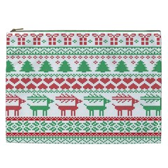 Scandinavian-nordic-christmas-seamless-pattern-vector Cosmetic Bag (xxl) by nateshop