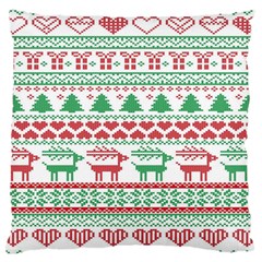 Scandinavian-nordic-christmas-seamless-pattern-vector Standard Flano Cushion Case (one Side) by nateshop