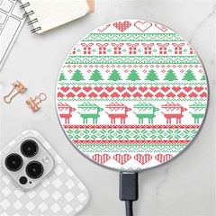 Scandinavian-nordic-christmas-seamless-pattern-vector Wireless Charger by nateshop