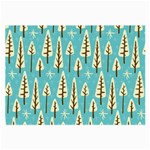 Vector-white-cartoon-trees-pattern Large Glasses Cloth Front