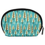 Vector-white-cartoon-trees-pattern Accessory Pouch (Large) Back