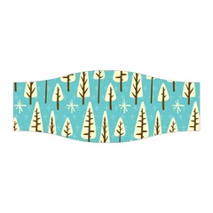 Vector-white-cartoon-trees-pattern Stretchable Headband by nateshop