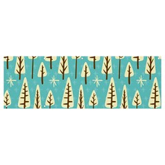 Vector-white-cartoon-trees-pattern Banner And Sign 12  X 4 