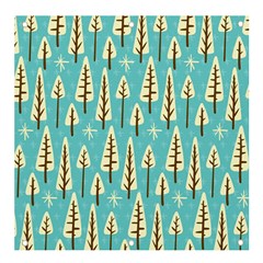 Vector-white-cartoon-trees-pattern Banner And Sign 4  X 4 