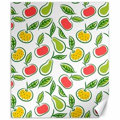 Fruit Fruits Food Illustration Background Pattern Canvas 20  X 24  by Ravend