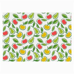 Fruit Fruits Food Illustration Background Pattern Large Glasses Cloth by Ravend