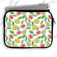 Fruit Fruits Food Illustration Background Pattern Apple Ipad 2/3/4 Zipper Cases by Ravend