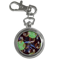 Pyramid Sphere Colorful Background Key Chain Watches by Ravend