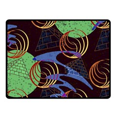 Pyramid Sphere Colorful Background Fleece Blanket (small) by Ravend