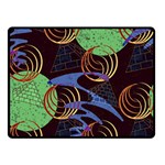 Pyramid Sphere Colorful Background Double Sided Fleece Blanket (Small)  45 x34  Blanket Front