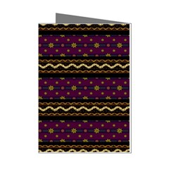 Background Flower Abstract Pattern Mini Greeting Cards (pkg Of 8)