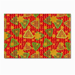 Illustration Background Abstract Pattern Shape Star Postcards 5  X 7  (pkg Of 10)