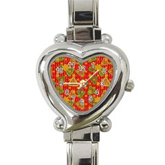 Illustration Background Abstract Pattern Shape Star Heart Italian Charm Watch by Ravend