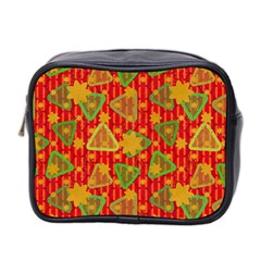 Illustration Background Abstract Pattern Shape Star Mini Toiletries Bag (two Sides) by Ravend