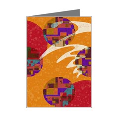 Abstract Backgroundgraphic Wallpaper Mini Greeting Card