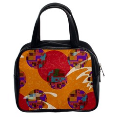 Abstract Backgroundgraphic Wallpaper Classic Handbag (two Sides) by Ravend