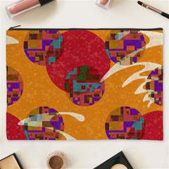 Abstract Backgroundgraphic Wallpaper Cosmetic Bag (xxxl) by Ravend