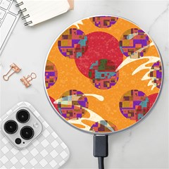 Abstract Backgroundgraphic Wallpaper Wireless Charger by Ravend